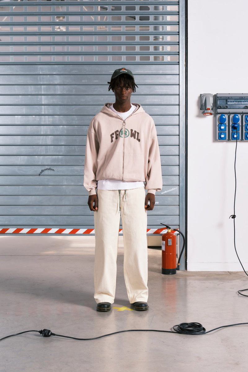 SS Patch Zipped Hoodie