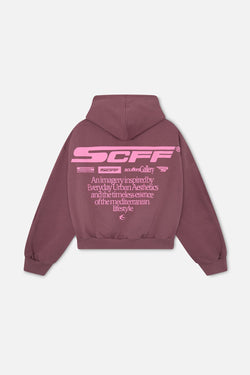 Motor Studios Burgundy Hoodie