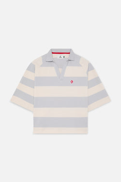 Signature Light Blue Striped Polo