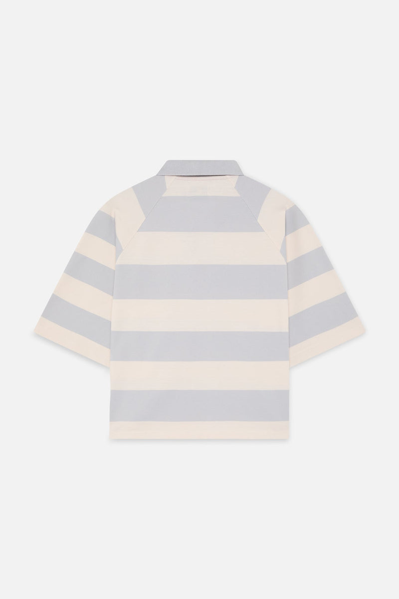 Signature Light Blue Striped Polo