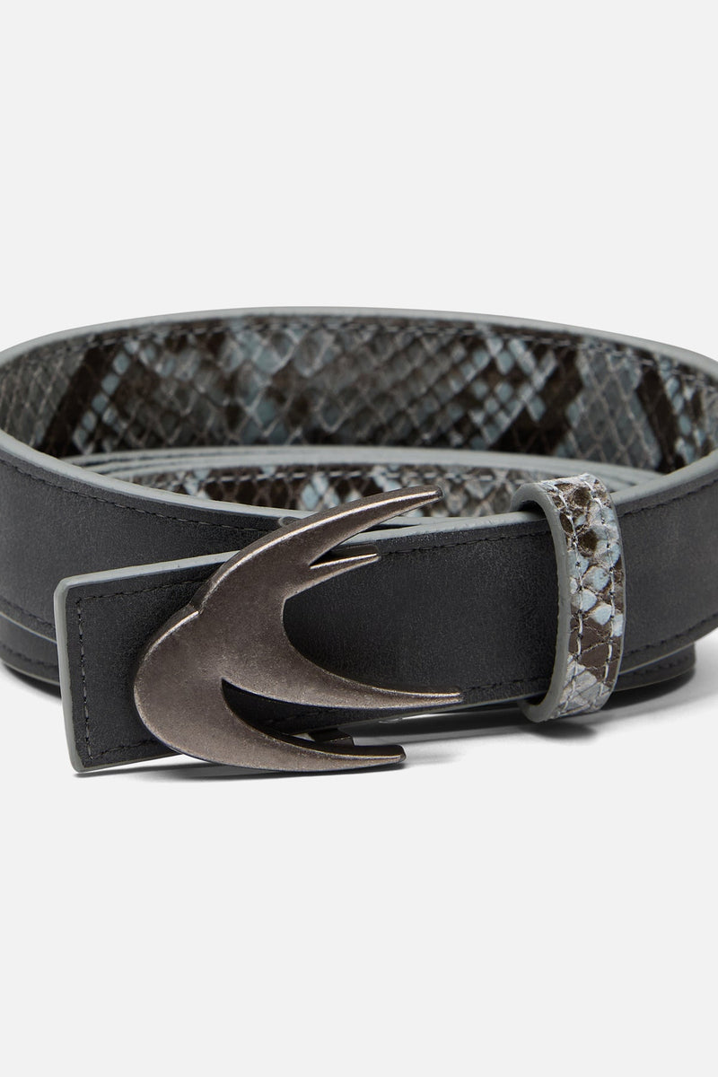 Snake White Belt