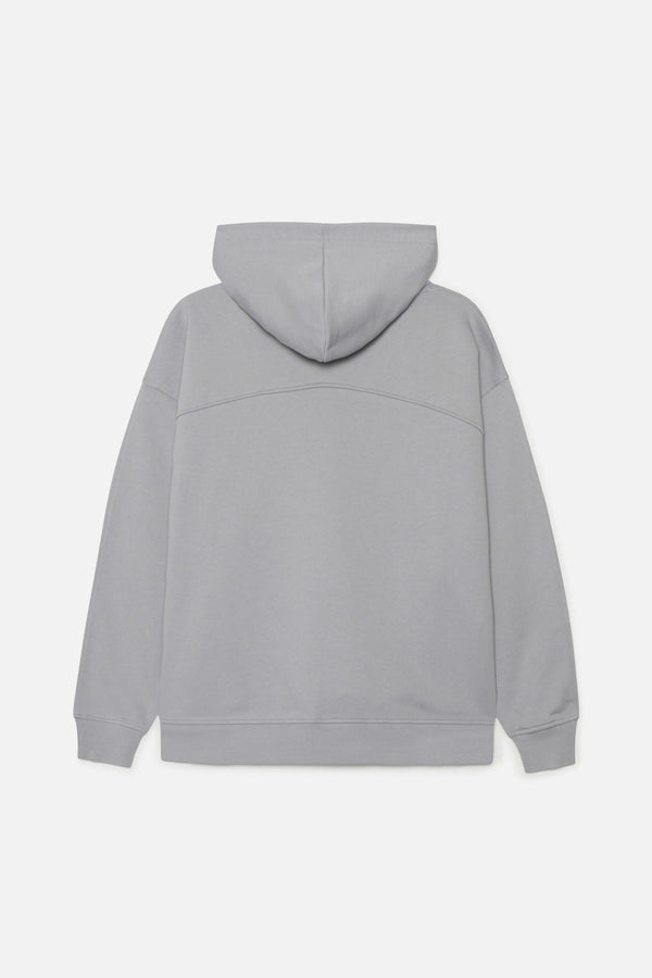 Stitching Hoodie Grey