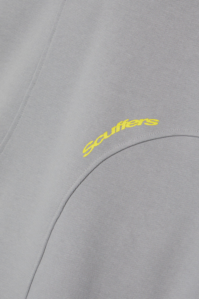 Stitching Hoodie Grey
