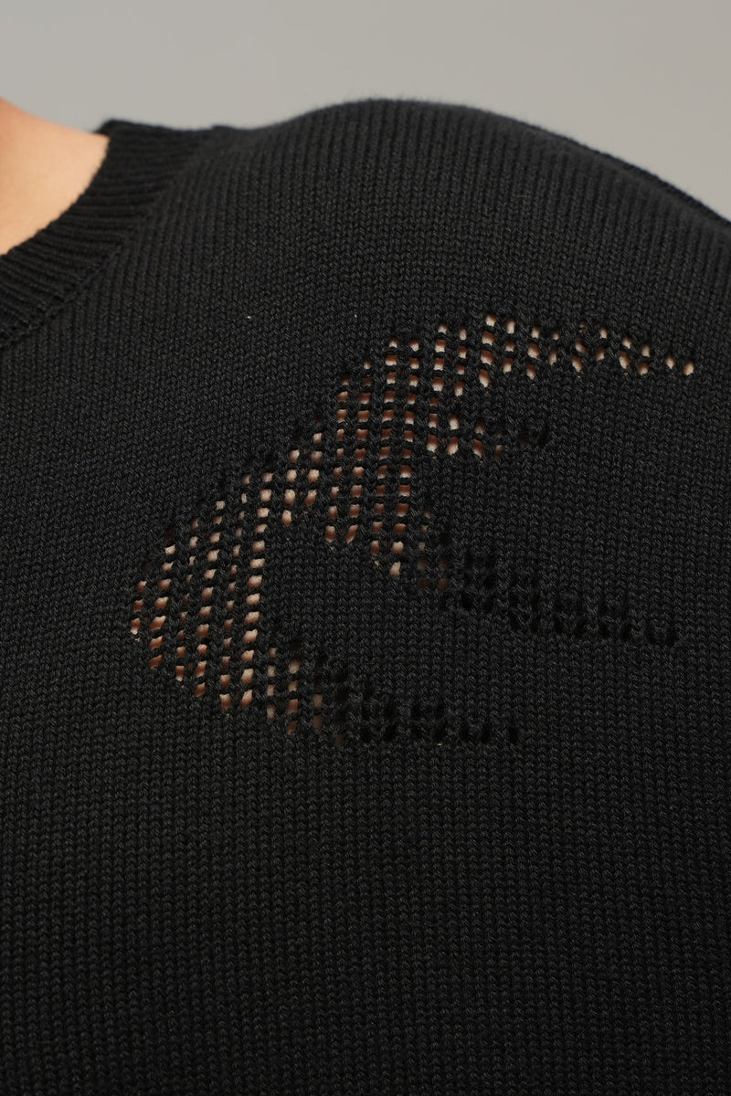 New Moon Black Knit