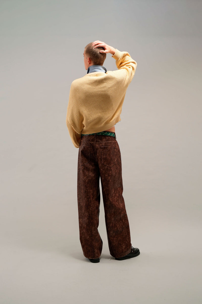 Rose Yellow Knit