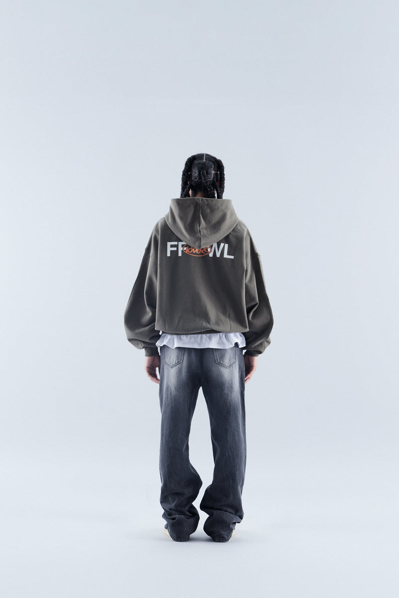 Caviar Olive Zipped Hoodie
