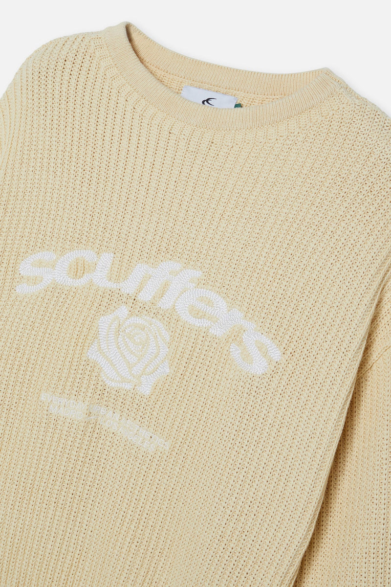 Rose Yellow Knit